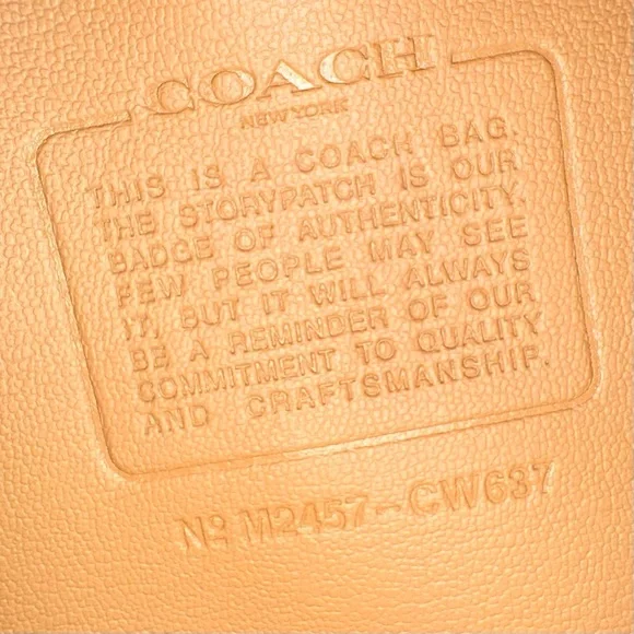 Coach Brooklyn 28 Shoulder Bag Suede Cedar Brown Leather NWOT - Picture 10 of 10